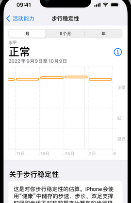 嘉荫iPhone手机维修如何在iPhone开启'步行稳定性通知'