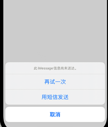 嘉荫apple维修iPhone上无法正常发送iMessage信息