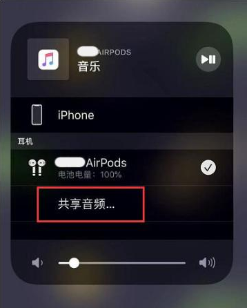 嘉荫苹果14音频维修点分享iPhone14音频共享设置方法 