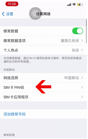 嘉荫苹果14维修网分享如何给iPhone14的SIM卡设置密码 