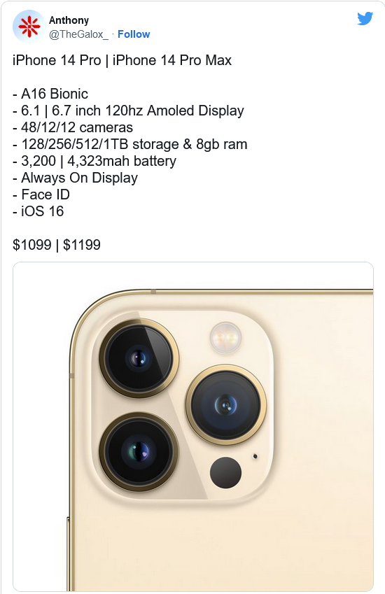 嘉荫苹果14维修分享iPhone 14全系涨价 