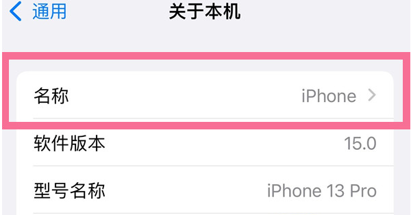嘉荫苹果13维修分享iPhone 13热点名字设置教程 